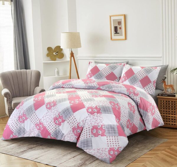 Eloise Printed Duvet Cover With Pillowcase Polycotton Floral Bedding Set - Image 2