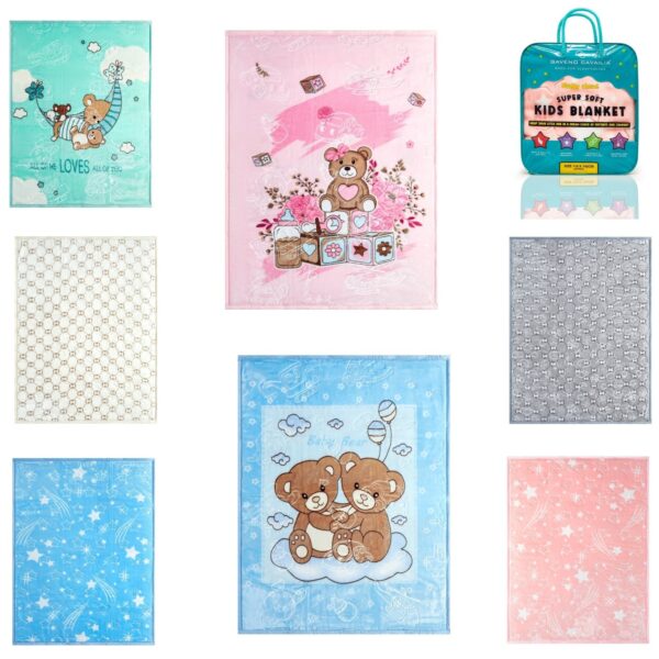 2ply Ultra Soft Warm Cosy Fleece Sofa Bed Throw Super Soft Kids Blanket