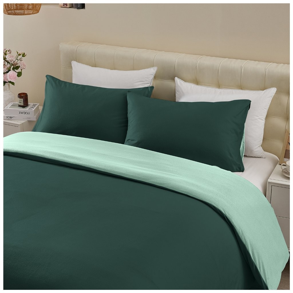 Soft Touch Duvet Quilt Cover with Pillowcase Reversible Bedding Set - Image 7