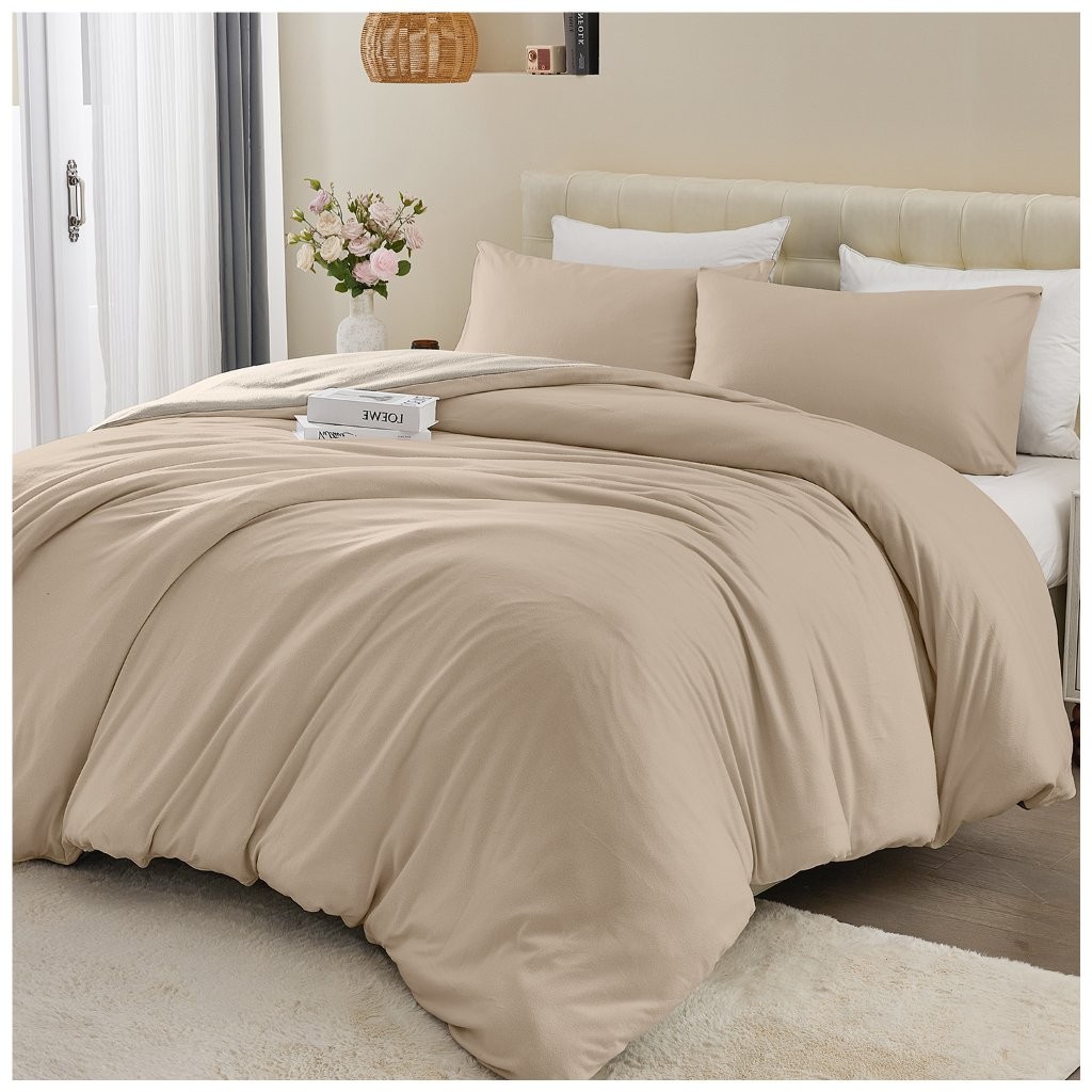 Soft Touch Duvet Quilt Cover with Pillowcase Reversible Bedding Set - Image 33
