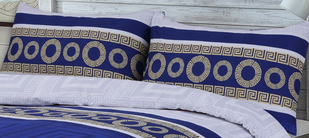 Microfibre Complete Leaves Duvet Cover Fitted Sheet Pillow Case Bedding Set - Image 12