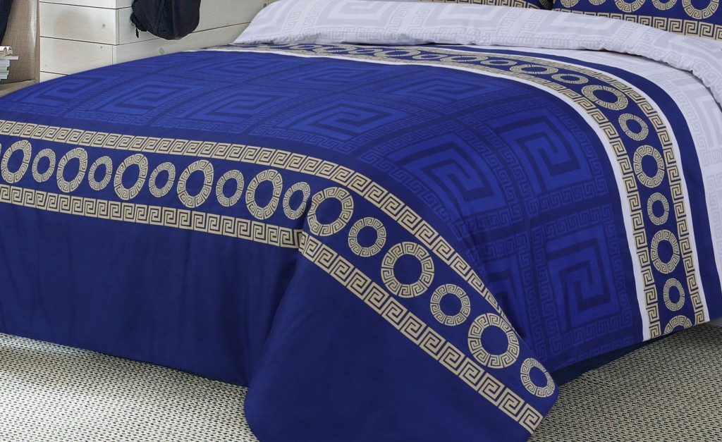 Microfibre Complete Leaves Duvet Cover Fitted Sheet Pillow Case Bedding Set - Image 13