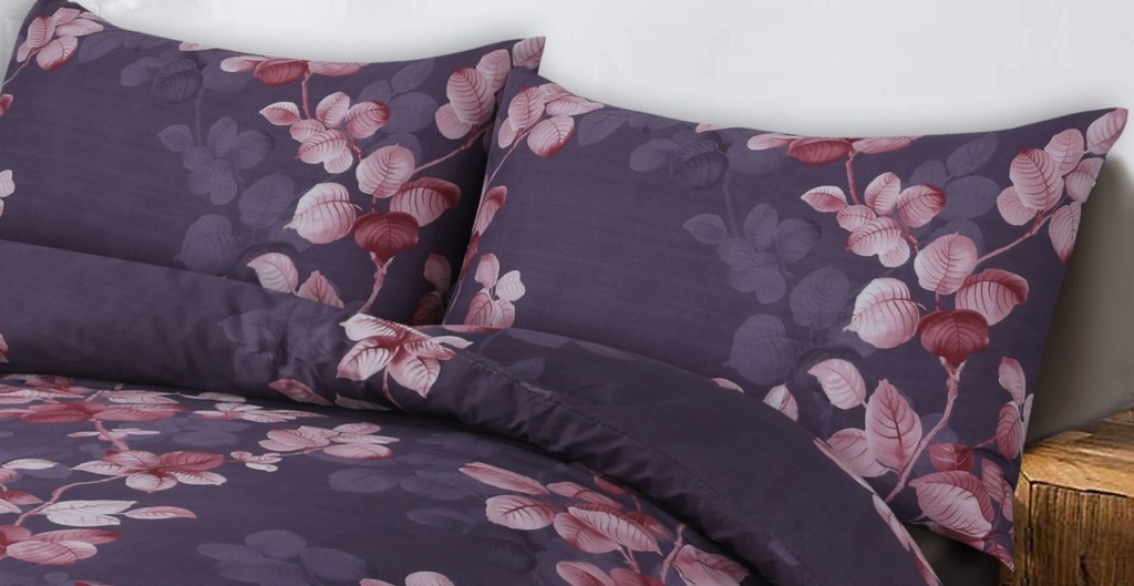 Complete Floral Duvet Cover Fitted Sheet Pillow Case Microfibre Bedding Set - Image 8