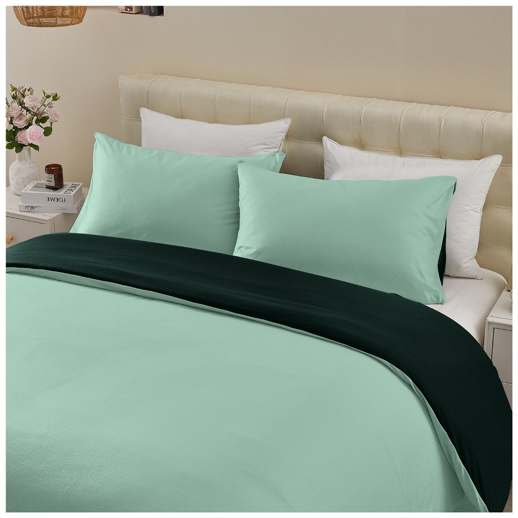 Soft Touch Duvet Quilt Cover with Pillowcase Reversible Bedding Set - Image 24