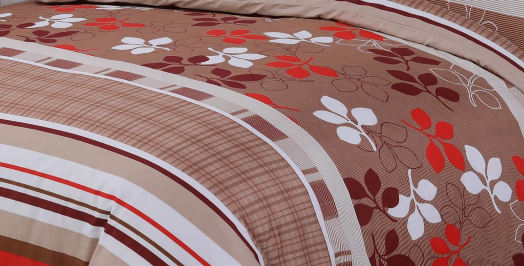 Complete Floral Duvet Cover Fitted Sheet Pillow Case Microfibre Bedding Set - Image 11