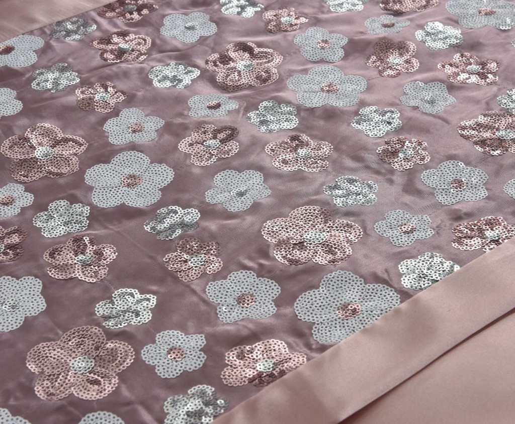 Luxury Romi Embroidery Floral Duvet Cover or Bed Runner Cushion Oblong Filled - Image 4