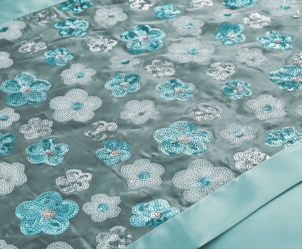 Luxury Romi Embroidery Floral Duvet Cover or Bed Runner Cushion Oblong Filled - Image 9