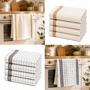 Hawai Tea Towels 2 Pack – 100% Cotton, Soft & Absorbent Kitchen Towels 50x70cm