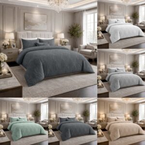 Signature Links Duvet Cover with Pillowcase – Easy Care Bedding Set