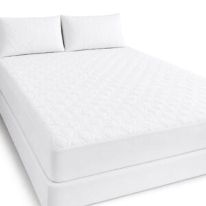 Cooling Mattress Protector 30cm Deep – Quilted Breathable Mattress Cover