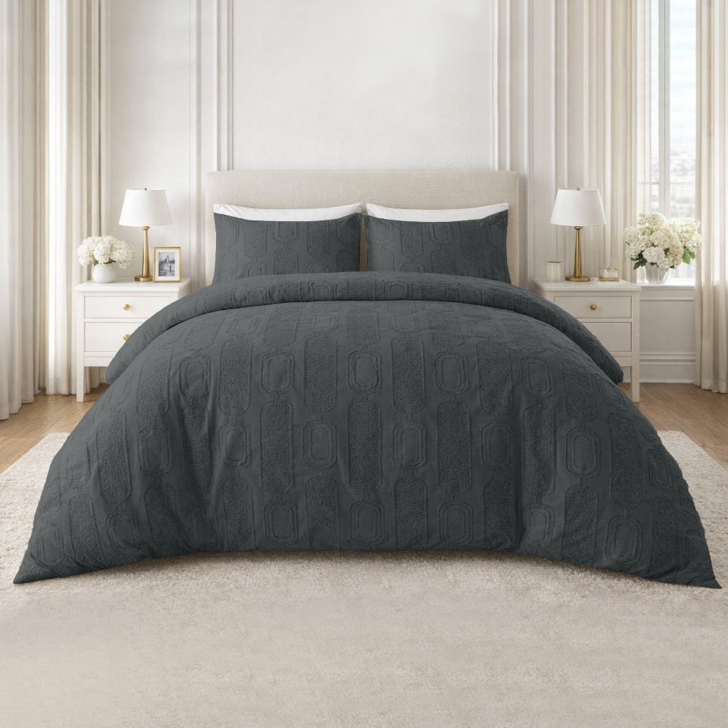 Signature Links Duvet Cover with Pillowcase – Easy Care Bedding Set - Image 2