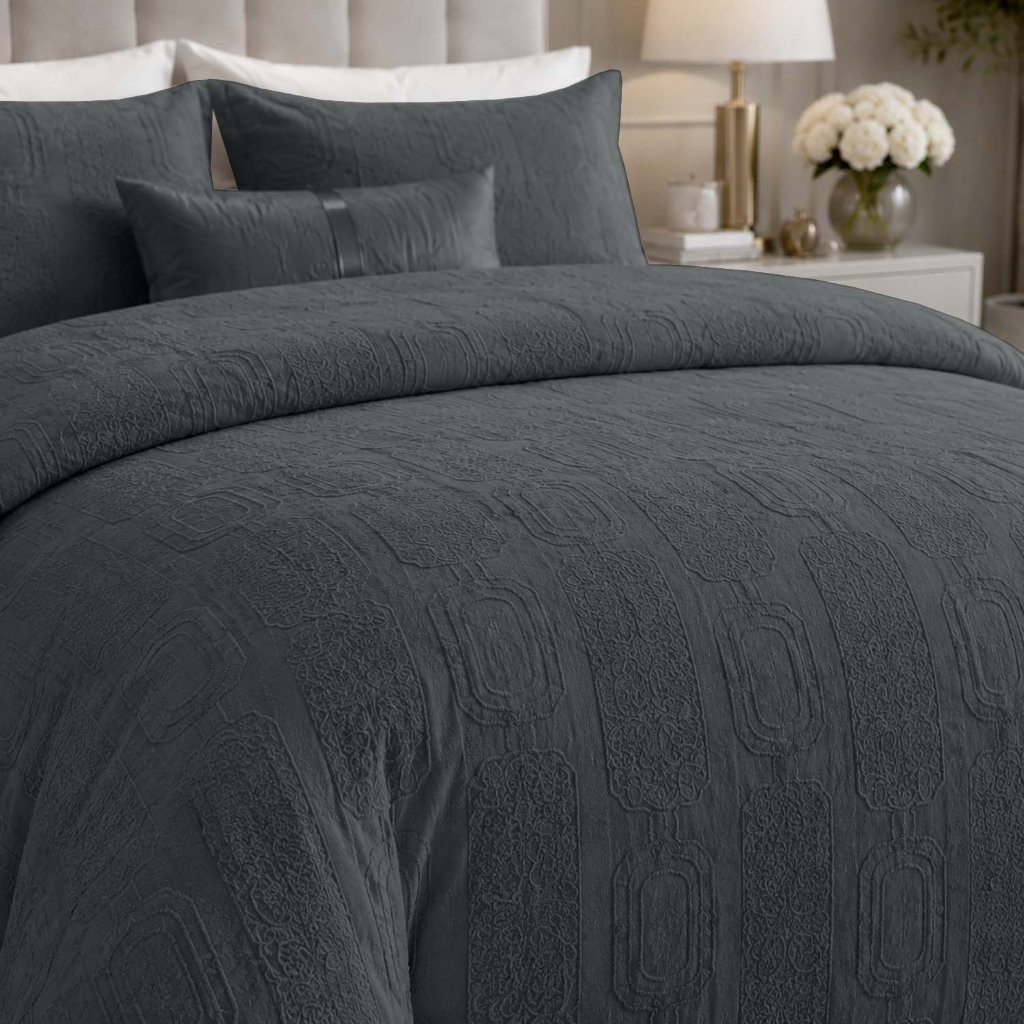Signature Links Duvet Cover with Pillowcase – Easy Care Bedding Set - Image 4