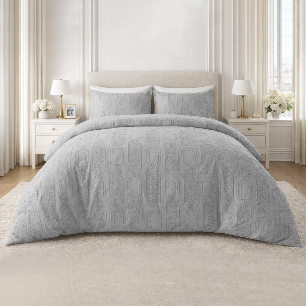 Signature Links Duvet Cover with Pillowcase – Easy Care Bedding Set - Image 5