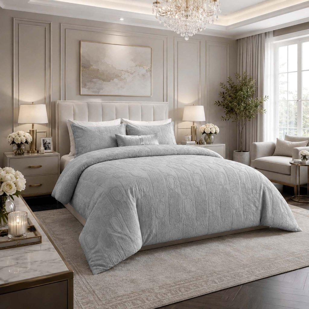 Signature Links Duvet Cover with Pillowcase – Easy Care Bedding Set - Image 6