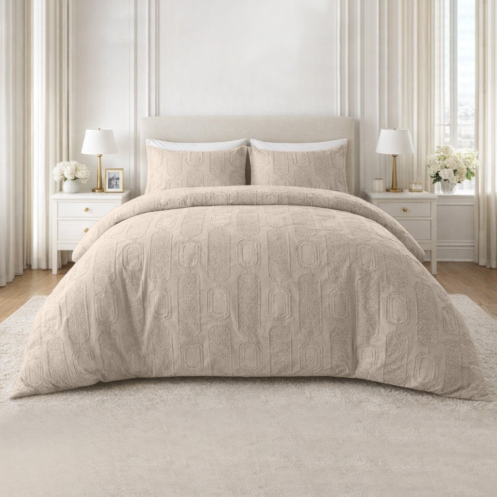 Signature Links Duvet Cover with Pillowcase – Easy Care Bedding Set - Image 8