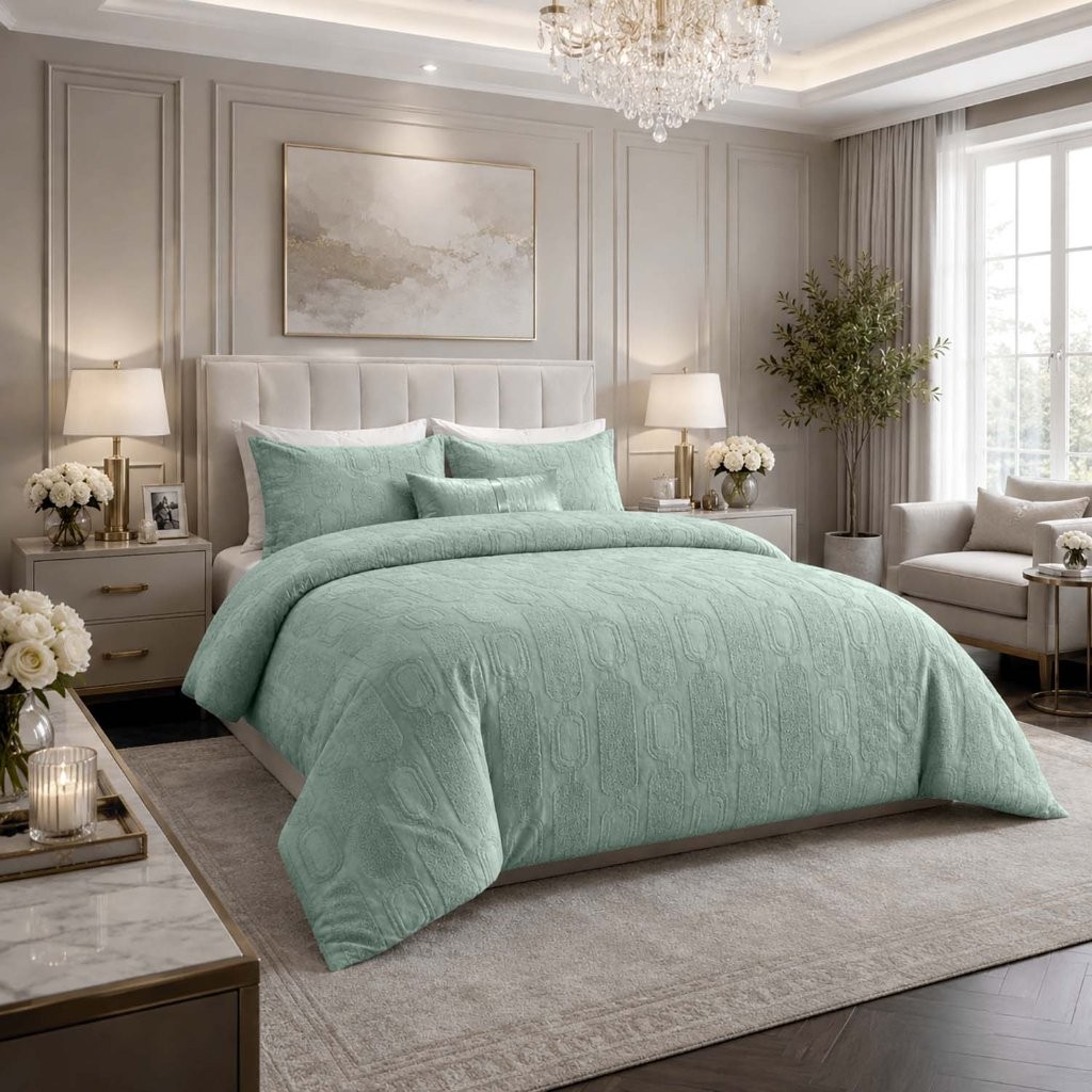 Signature Links Duvet Cover with Pillowcase – Easy Care Bedding Set - Image 12