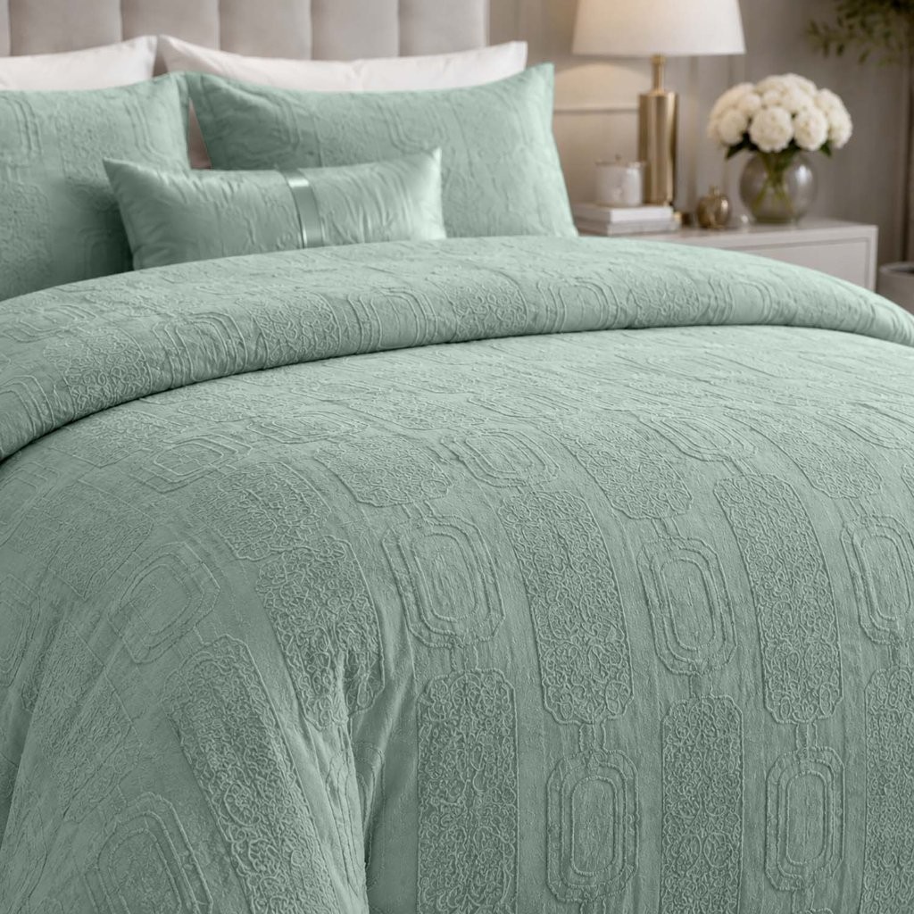 Signature Links Duvet Cover with Pillowcase – Easy Care Bedding Set - Image 13