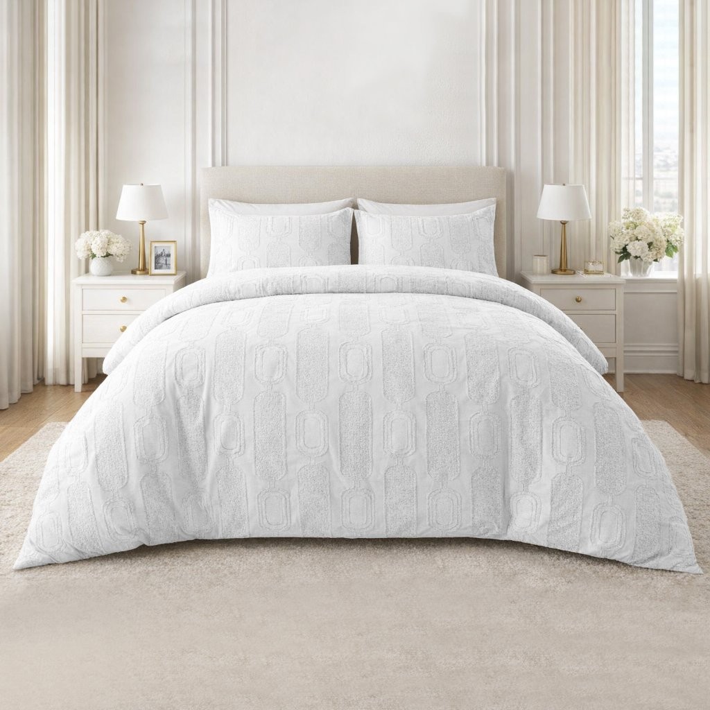 Signature Links Duvet Cover with Pillowcase – Easy Care Bedding Set - Image 14