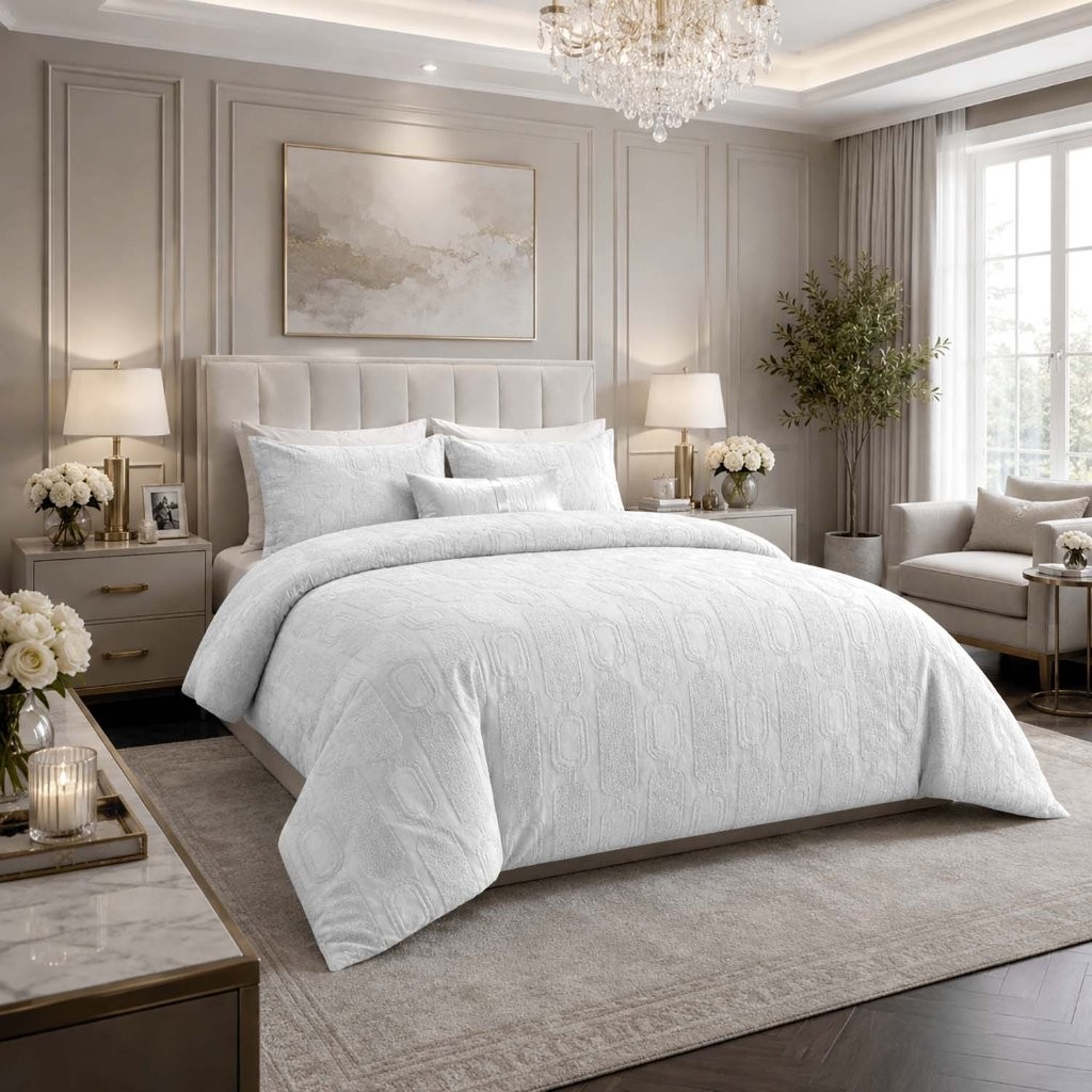 Signature Links Duvet Cover with Pillowcase – Easy Care Bedding Set - Image 16