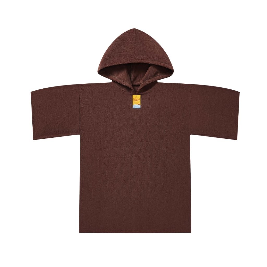 New Solid Colour Beach Poncho Towel – Sand Free Hooded Changing Robe - Image 10