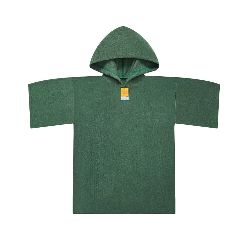 New Solid Colour Beach Poncho Towel – Sand Free Hooded Changing Robe - Image 13