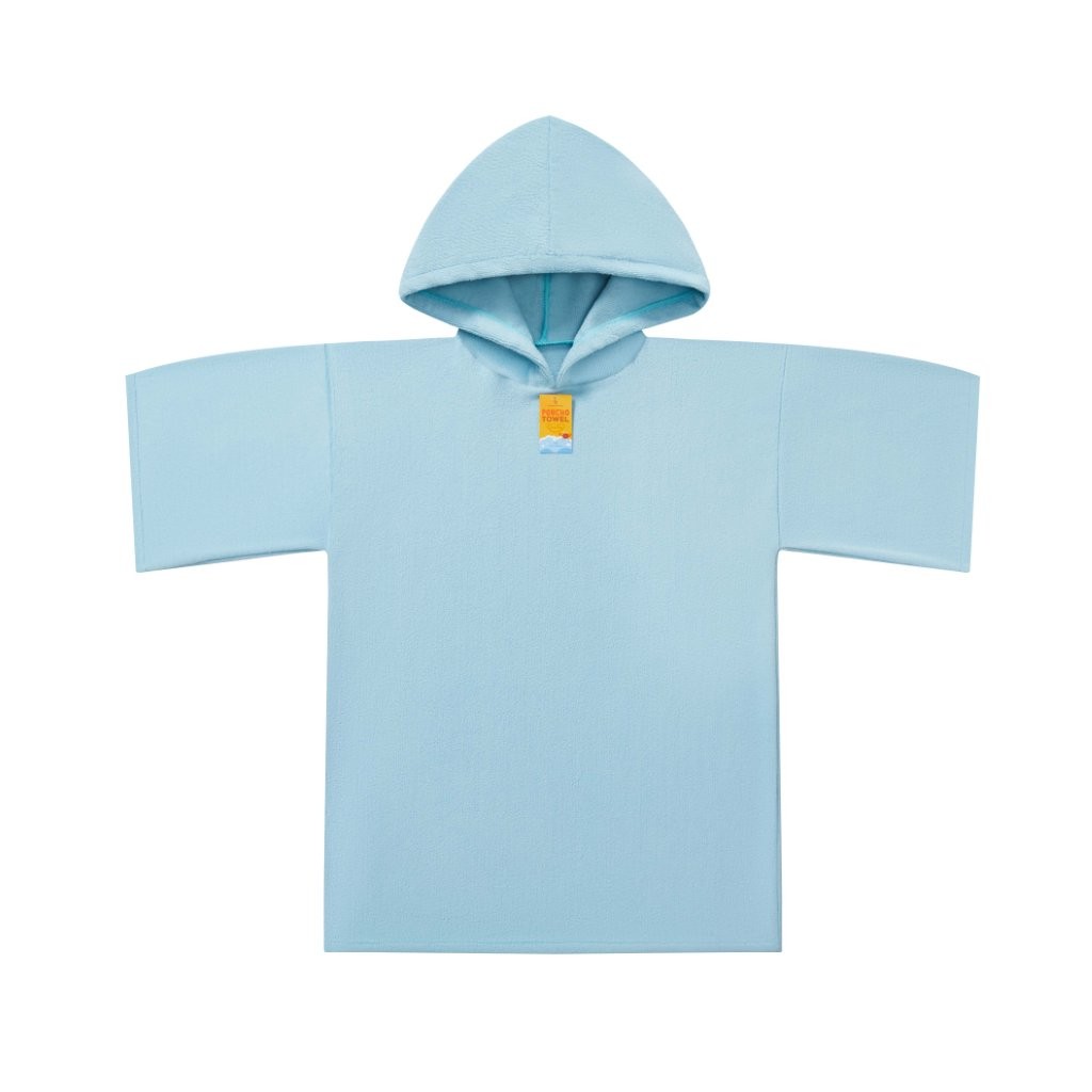 New Solid Colour Beach Poncho Towel – Sand Free Hooded Changing Robe - Image 21