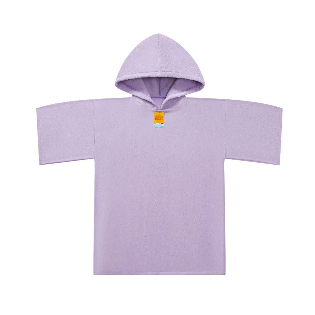 New Solid Colour Beach Poncho Towel – Sand Free Hooded Changing Robe - Image 22