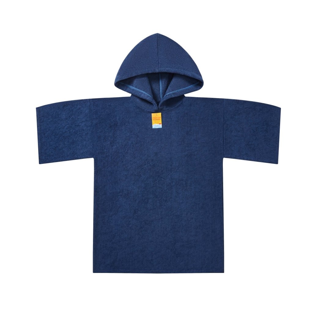 New Solid Colour Beach Poncho Towel – Sand Free Hooded Changing Robe - Image 31