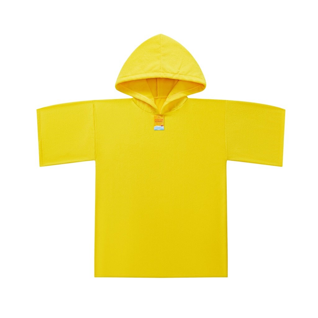 New Solid Colour Beach Poncho Towel – Sand Free Hooded Changing Robe - Image 35