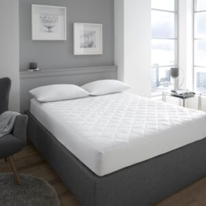 40cm Deep Quilted Waterproof Mattress Protector – Anti Allergy & Bed Bug Protection