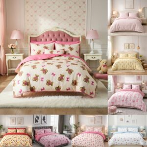 MXM Fun Designs Duvet Cover Set Super Soft Microfibre Bedding with Pillowcases
