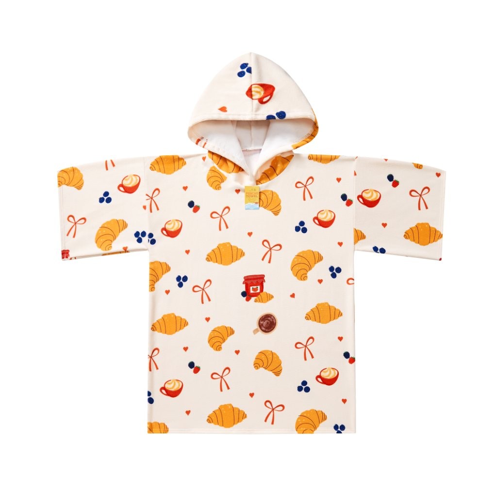 Printed Adult Beach Poncho Towel – Sand Free Hooded Changing Robe, Quick Dry Swim Cover Up - Image 8
