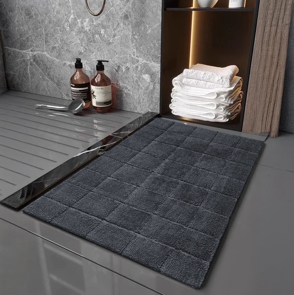 2 Piece Bath Mat Set – Soft Water Absorbent Non-Slip Bathroom & Toilet Floor Rugs - Image 17