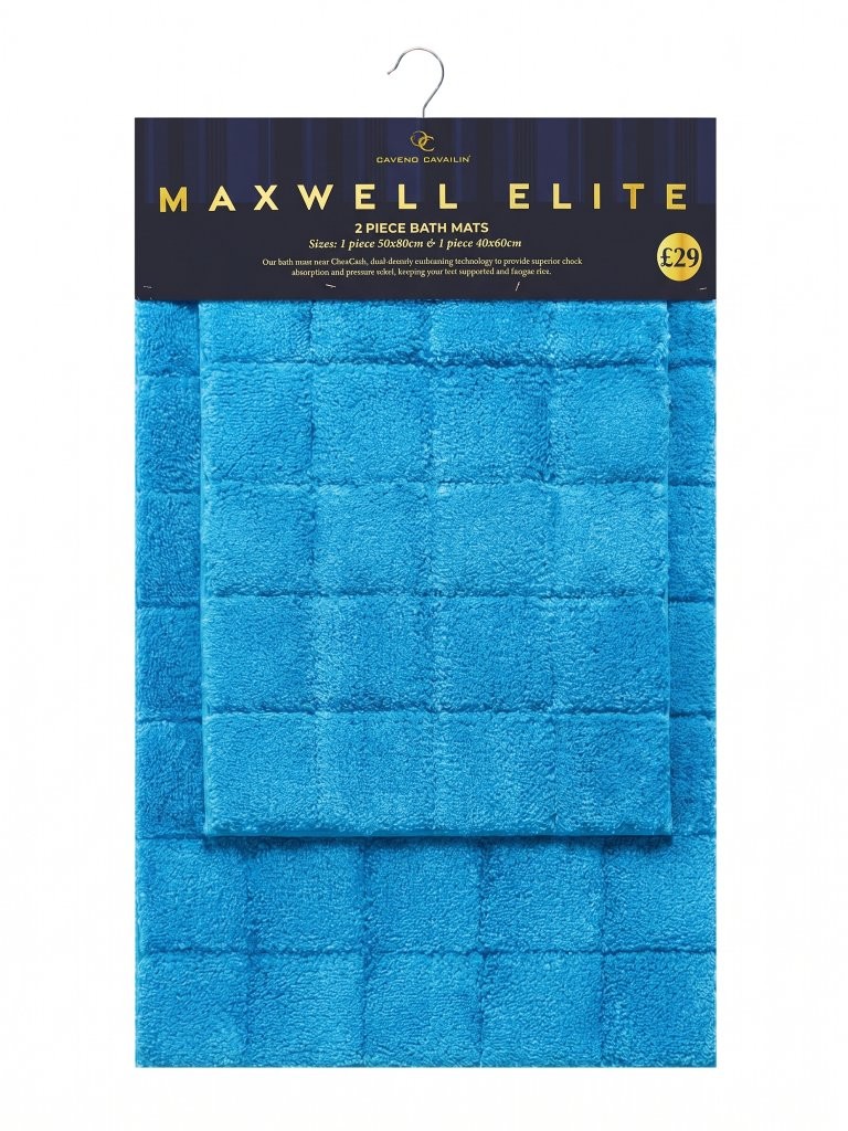 2 Piece Bath Mat Set – Soft Water Absorbent Non-Slip Bathroom & Toilet Floor Rugs - Image 3
