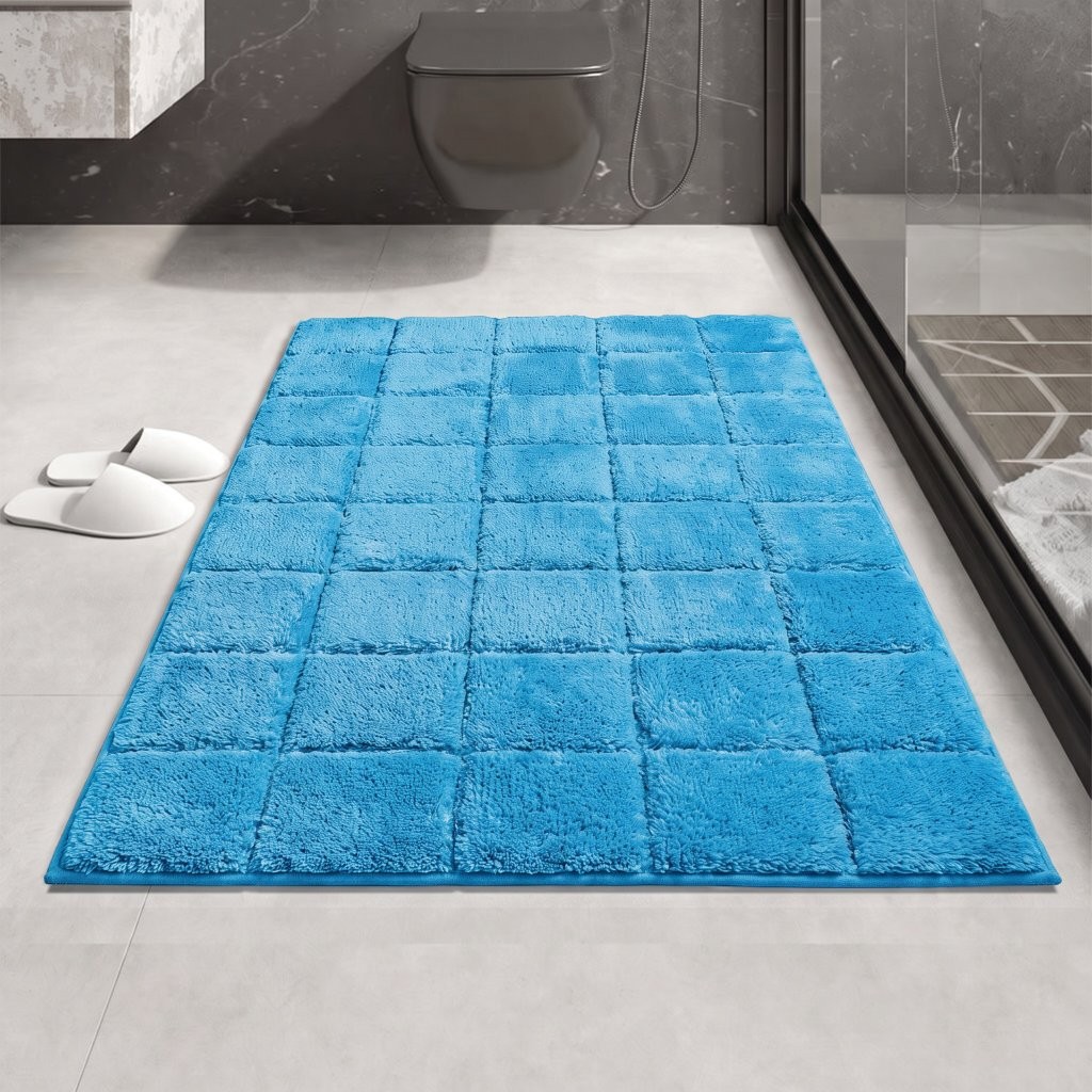 2 Piece Bath Mat Set – Soft Water Absorbent Non-Slip Bathroom & Toilet Floor Rugs - Image 6