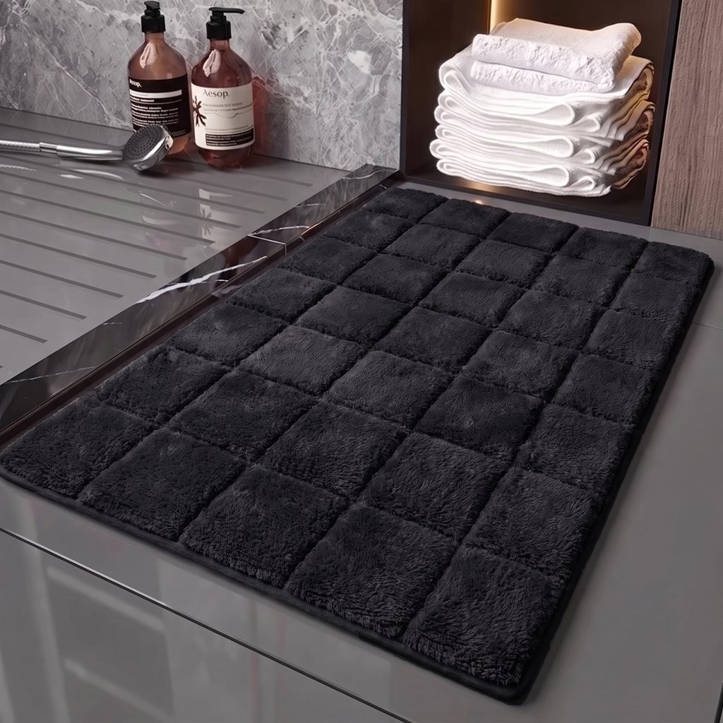2 Piece Bath Mat Set – Soft Water Absorbent Non-Slip Bathroom & Toilet Floor Rugs - Image 12