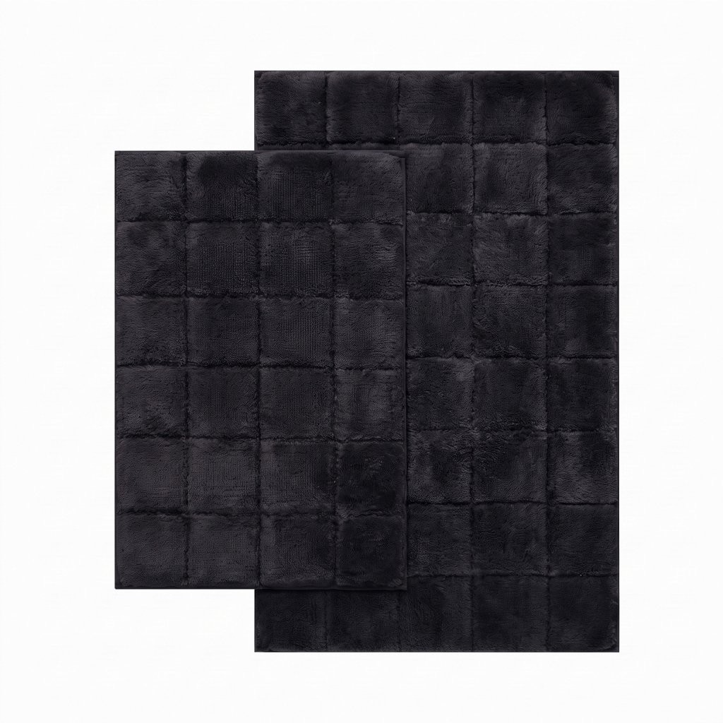2 Piece Bath Mat Set – Soft Water Absorbent Non-Slip Bathroom & Toilet Floor Rugs - Image 13