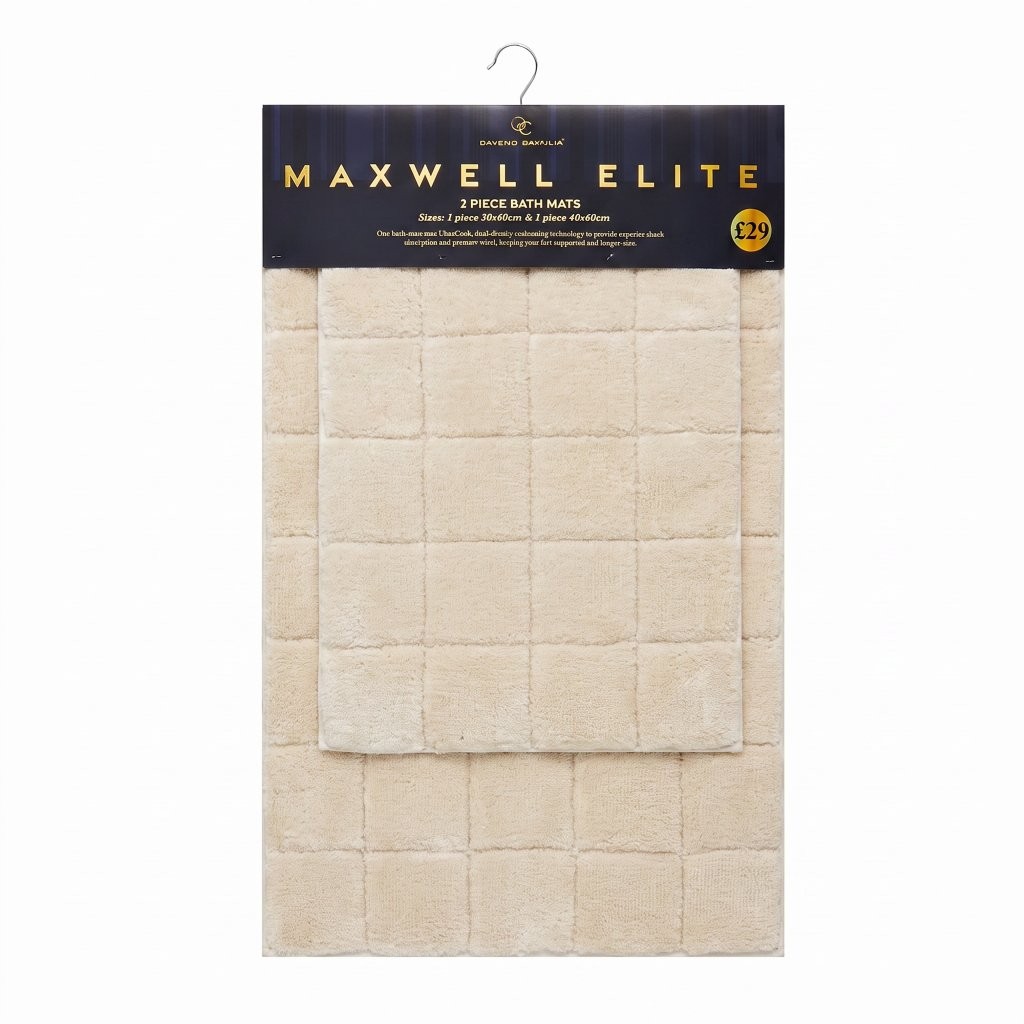 2 Piece Bath Mat Set – Soft Water Absorbent Non-Slip Bathroom & Toilet Floor Rugs - Image 21