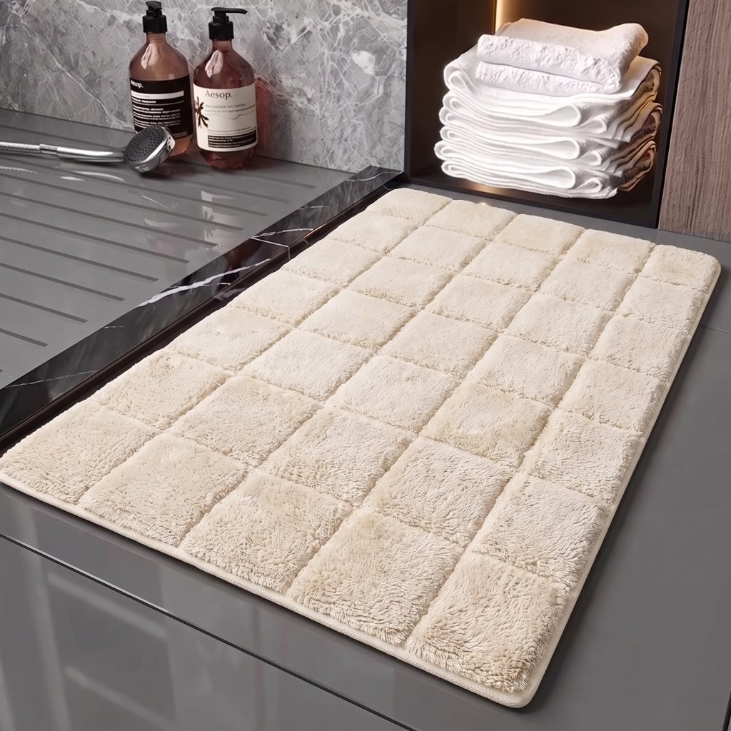 2 Piece Bath Mat Set – Soft Water Absorbent Non-Slip Bathroom & Toilet Floor Rugs - Image 24