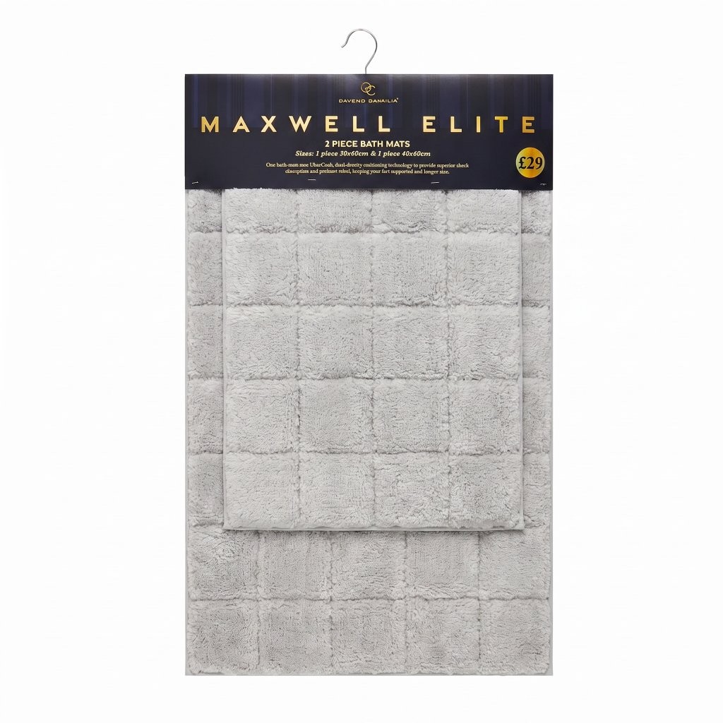 2 Piece Bath Mat Set – Soft Water Absorbent Non-Slip Bathroom & Toilet Floor Rugs - Image 27