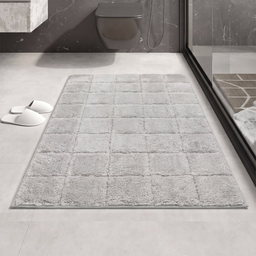 2 Piece Bath Mat Set – Soft Water Absorbent Non-Slip Bathroom & Toilet Floor Rugs - Image 29