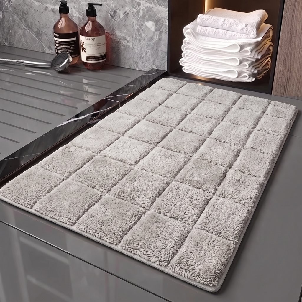 2 Piece Bath Mat Set – Soft Water Absorbent Non-Slip Bathroom & Toilet Floor Rugs - Image 30